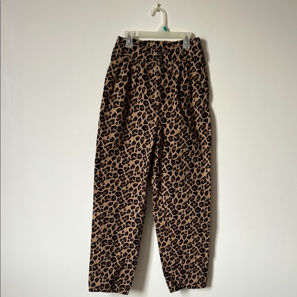 Lucy & Yak Leopard Cotton Trousers